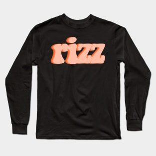 W Rizz Pastel Long Sleeve T-Shirt